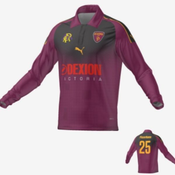 Delacombe Park CC Long Sleeve One Day Polo